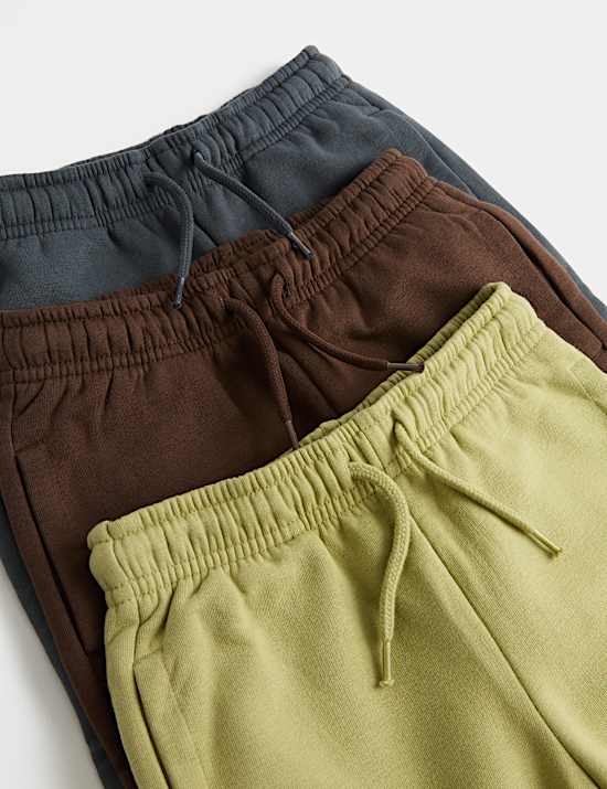 3 Pack Cotton Rich Joggers (2-8 Yrs)