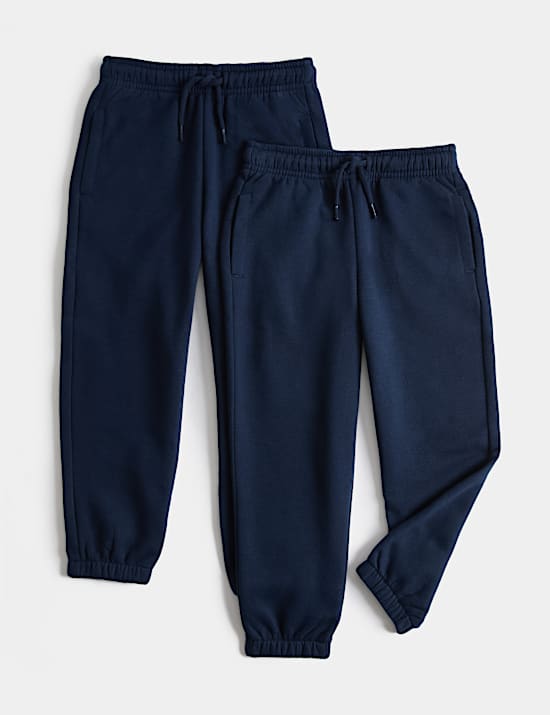 2 Pack Cotton Rich Joggers (2-8 Yrs)