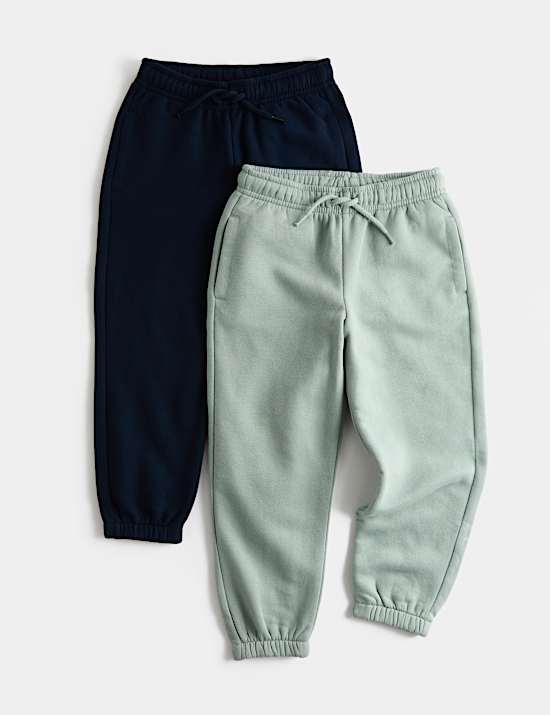2er-Pack Jogginghosen mit hohem Baumwollanteil (2&ndash;8 Jahre)
