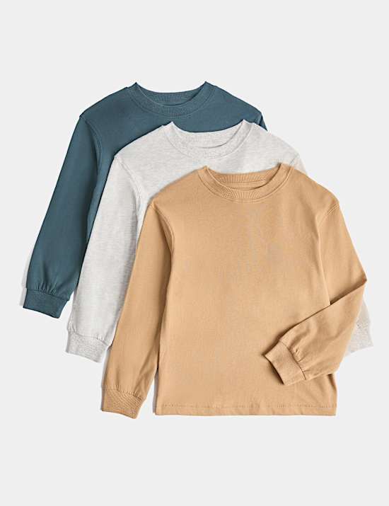 3 Pack Pure Cotton Tops (2-8 Yrs)