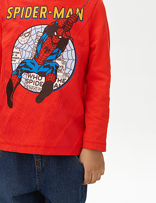Pure Cotton Spider-Man&trade; Top (2-8 Yrs)
