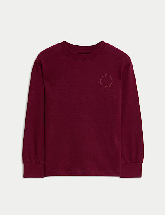 \nPure Cotton Long Sleeve T-shirt (2-8 Yrs)
