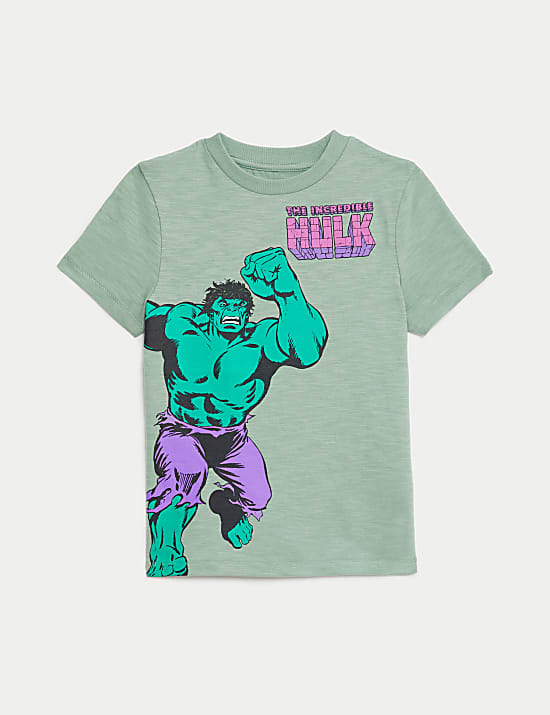 Pure Cotton The Incredible Hulk&trade; T-Shirt (2-8 Yrs)