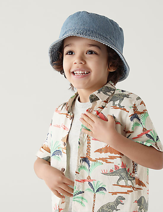 2pc Pure Cotton Dinosaur Shirt and T-Shirt (2-7 Yrs)