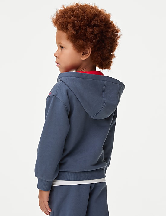 Cotton Rich Spider-Man&trade; Zip Hoodie (2-8 Yrs)