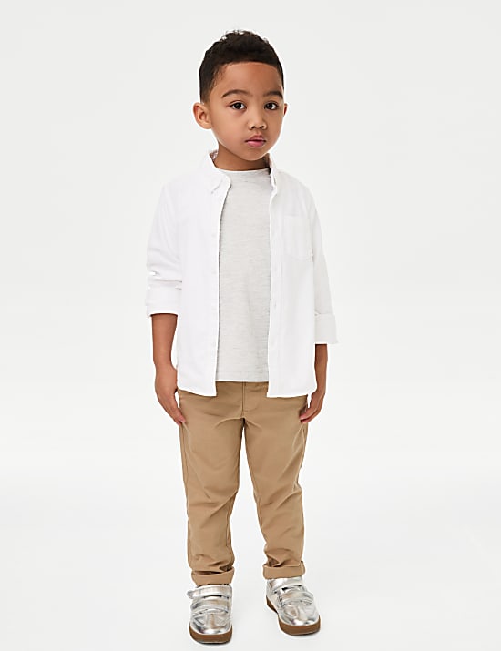 Pure Cotton Oxford Shirt (2-8 Yrs)