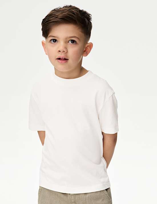 2pc Pure Cotton Shirt & T-Shirt Set (2-16 Yrs)
