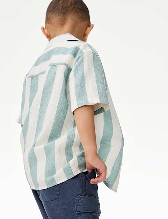 2pc Cotton Rich Shirt & T-Shirt Set (2-16 Yrs)