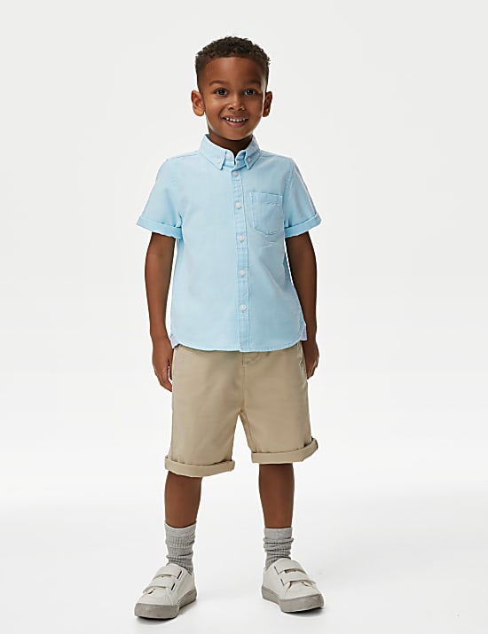 Pure Cotton Oxford Shirt (2-8 Yrs)