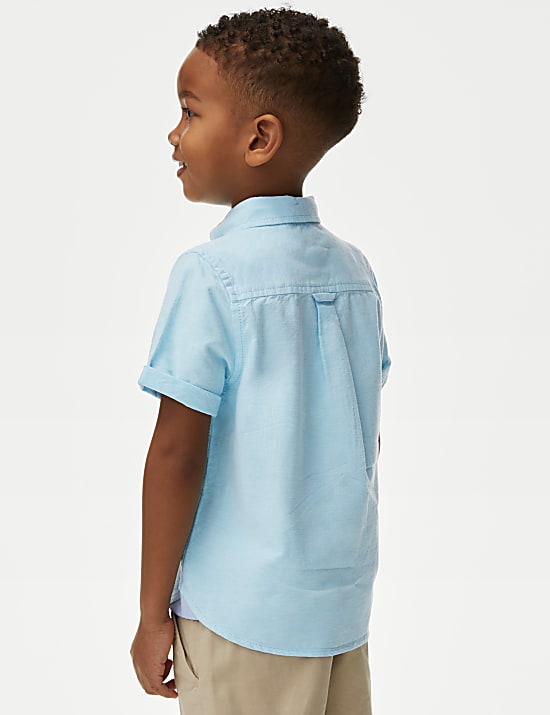 Pure Cotton Oxford Shirt (2-8 Yrs)