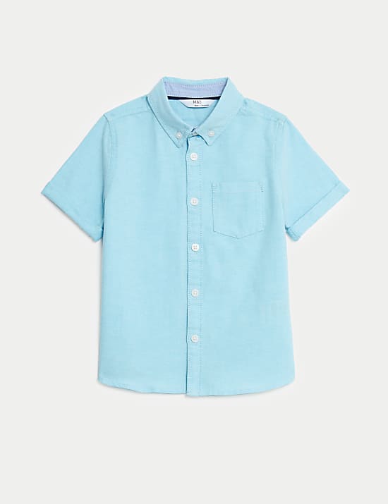 Pure Cotton Oxford Shirt (2-8 Yrs)