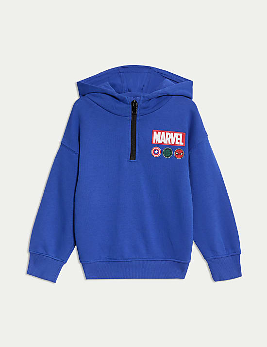 Sweat en coton à capuche et motif Marvel™ (du 2 au 8&nbsp;ans)
