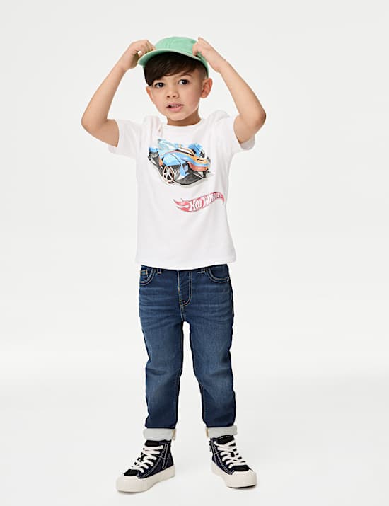 Pure Cotton Hot Wheels™ T-Shirt (2-8 Yrs)