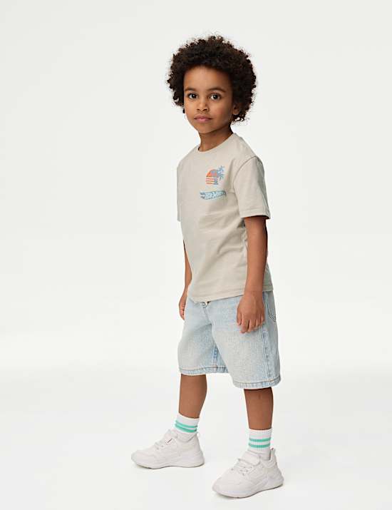 Pure Cotton Hot Wheels™ T-Shirt (2-8 Yrs)