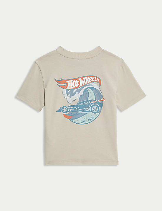 Pure Cotton Hot Wheels™ T-Shirt (2-8 Yrs)