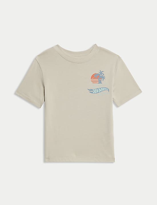 Pure Cotton Hot Wheels™ T-Shirt (2-8 Yrs)