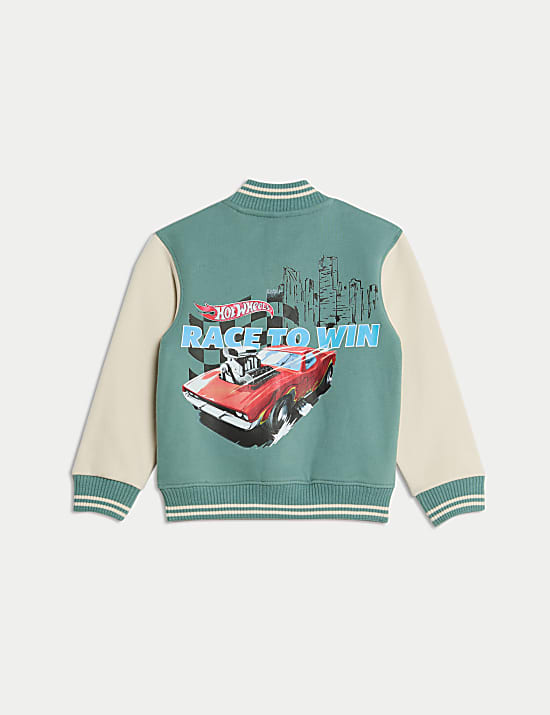 Cotton Rich Hot Wheels&trade; Bomber (2-8 Yrs)