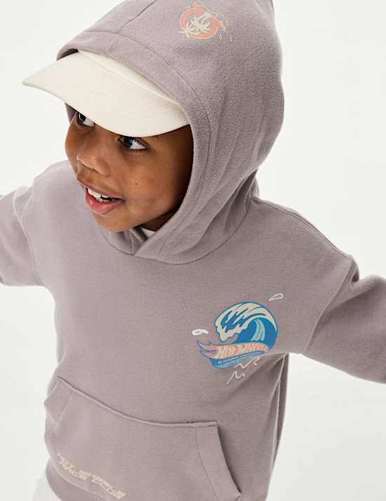 Sudadera con capucha de algodón Hot Wheels™ (2-8&nbsp;años)