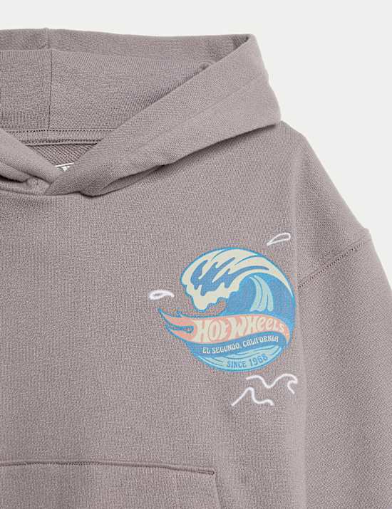 Cotton Rich Hot Wheels™ Hoodie (2-8 Yrs)