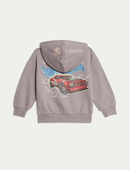 Cotton Rich Hot Wheels™ Hoodie (2-8 Yrs)