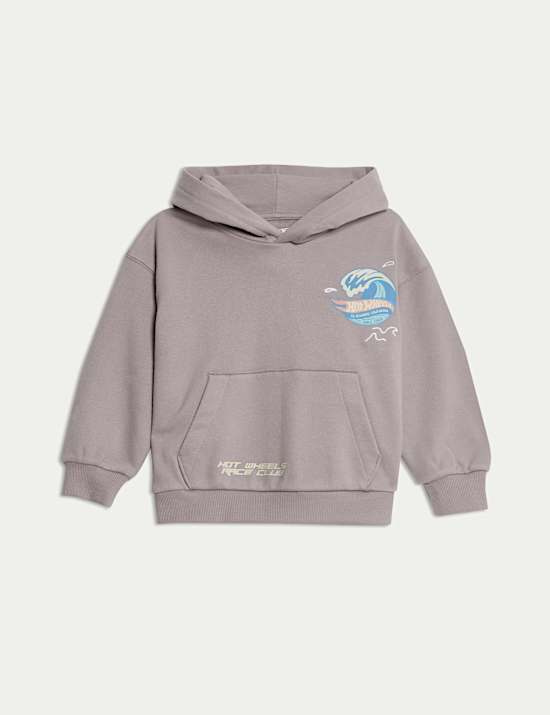 Cotton Rich Hot Wheels™ Hoodie (2-8 Yrs)