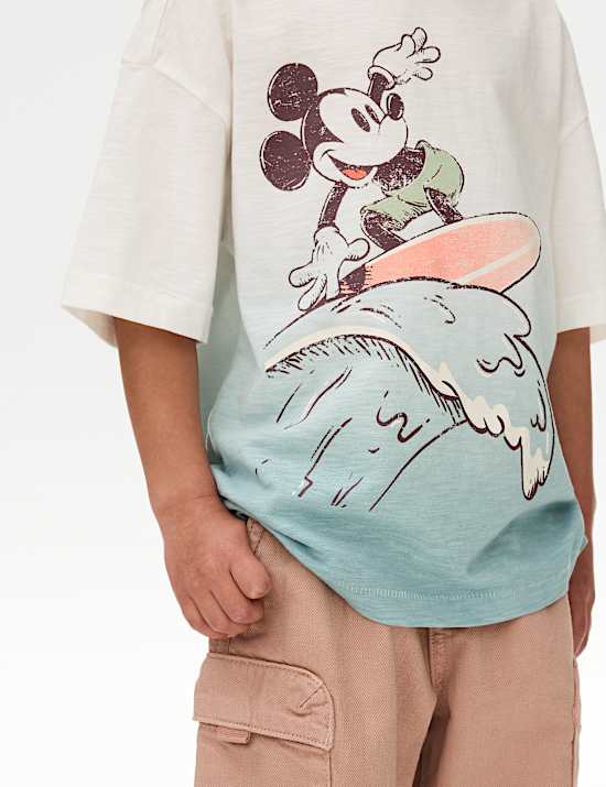 Pure Cotton Mickey Mouse™ T-Shirt (1-8 Yrs)