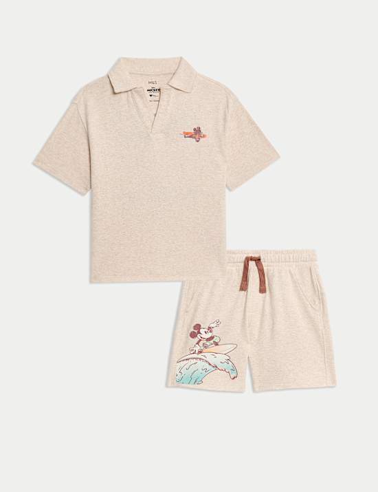 2-delige zuiver katoenen Mickey Mouse™-outfit (1-8 jaar)