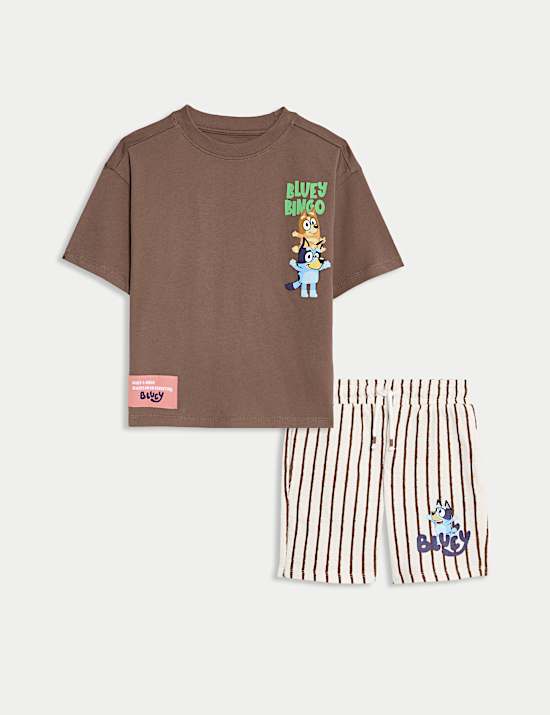 2pc Pure Cotton Bluey™ Top & Bottom Outfit (2-8 Yrs)