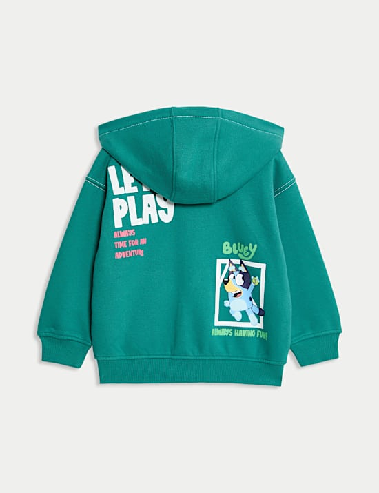 Cotton Rich Bluey&trade; Zip Hoodie (2-8 Yrs)