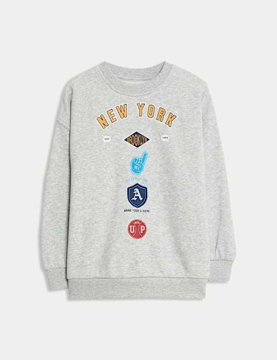 Cotton Rich Sweatshirt (2-8 Yrs)