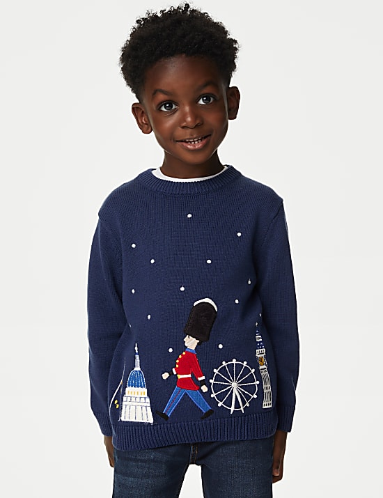 Marks and spencer boys jumpers top