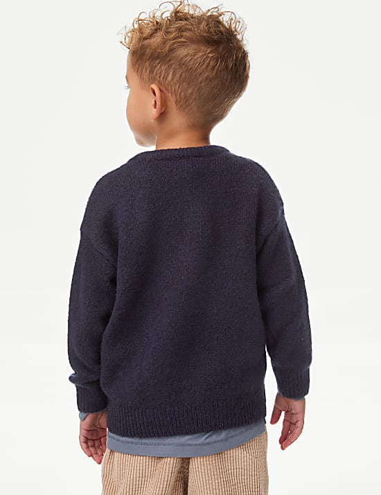 Christmas Dinosaur Knitted Jumper (2-8 Yrs)