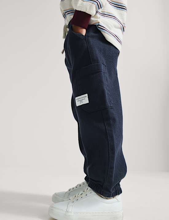 Relaxed Denim Cargo Jeans (2-8 Yrs)