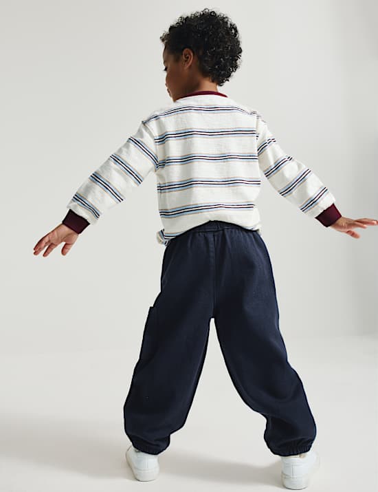 Relaxed Denim Cargo Jeans (2-8 Yrs)