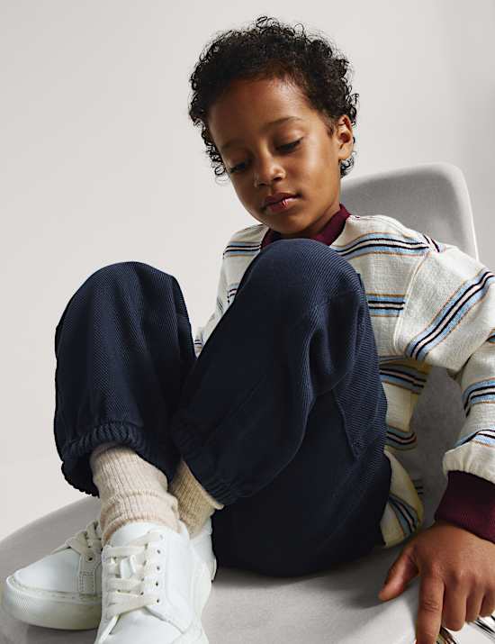 Relaxed Denim Cargo Jeans (2-8 Yrs)