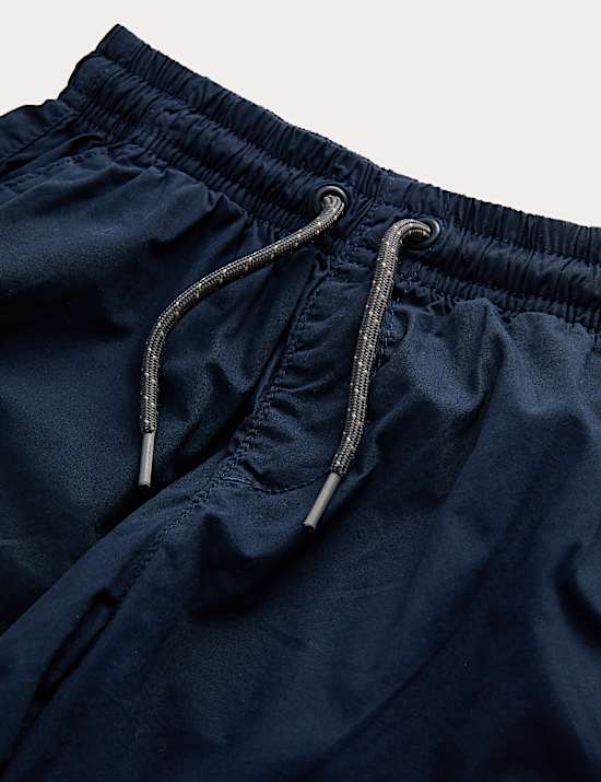 Pure Cotton Lined Cargo Joggers (2-8 Yrs)