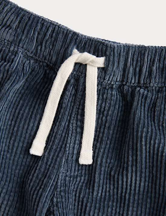 Manšestrové kalhoty z čisté bavlny (2-8 let)