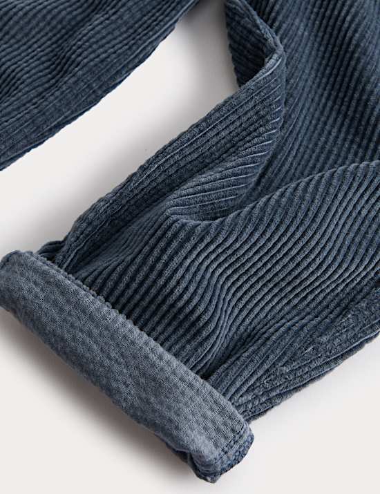 Manšestrové kalhoty z čisté bavlny (2-8 let)