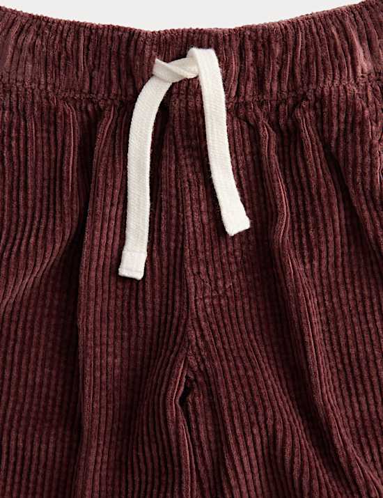 Pure Cotton Corduroy Trousers (2-8 Yrs)