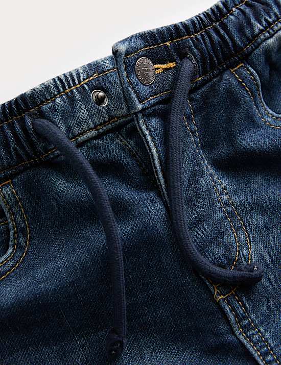 Straight Leg Cotton Rich Comfort Waist Jeans (2-8 Yrs)