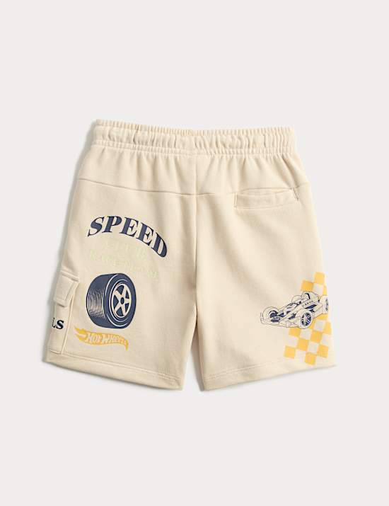 Cotton Rich Hot Wheels&trade; Shorts (2-8 Yrs)