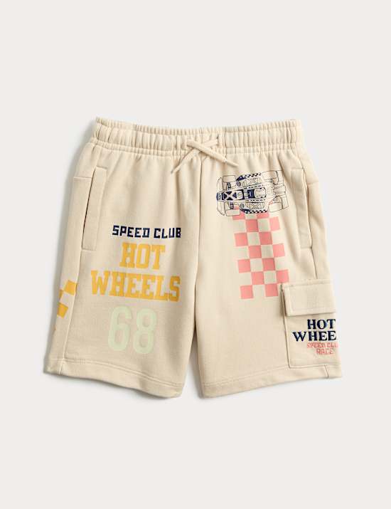 Cotton Rich Hot Wheels&trade; Shorts (2-8 Yrs)
