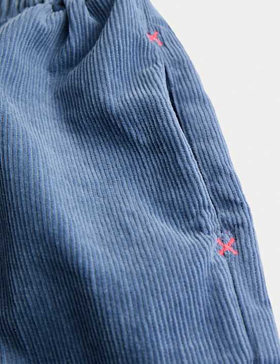 Pure Cotton Corduroy Trousers (1-10 Yrs)