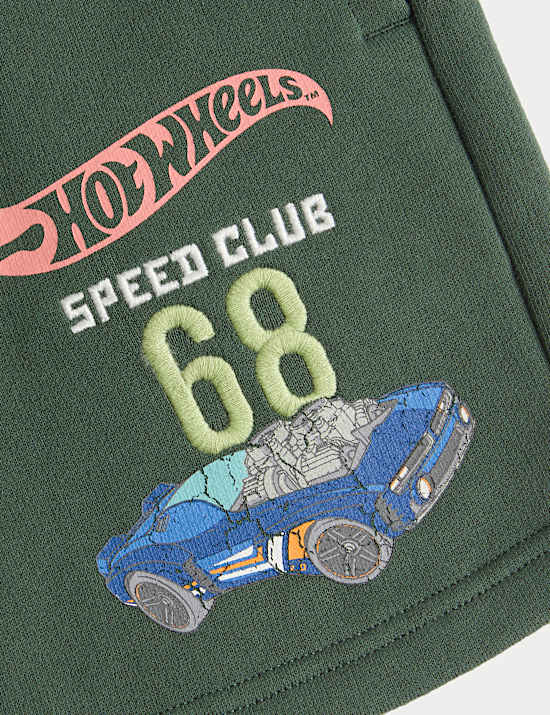 Cotton Rich Hot Wheels&trade; Shorts (2-8 Yrs)