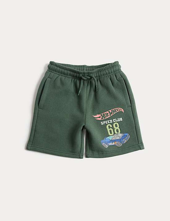 Cotton Rich Hot Wheels&trade; Shorts (2-8 Yrs)
