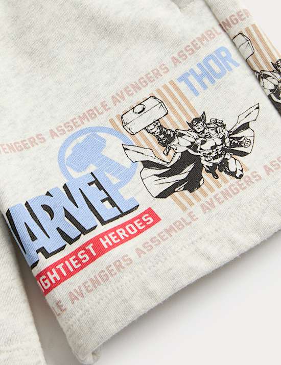 Cotton Rich Marvel&trade; Sweat Shorts (2-10 Yrs)