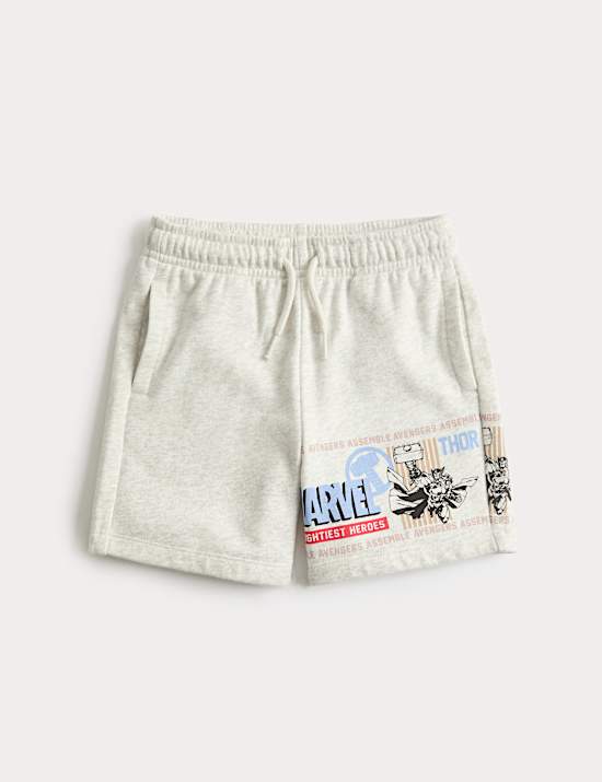 Cotton Rich Marvel&trade; Sweat Shorts (2-10 Yrs)