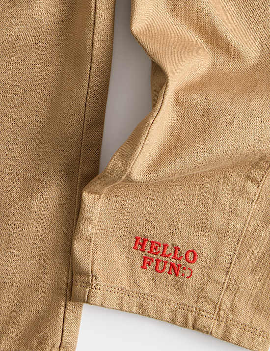 Cotton Rich Pull On Cargo Trousers (2-8 Yrs)