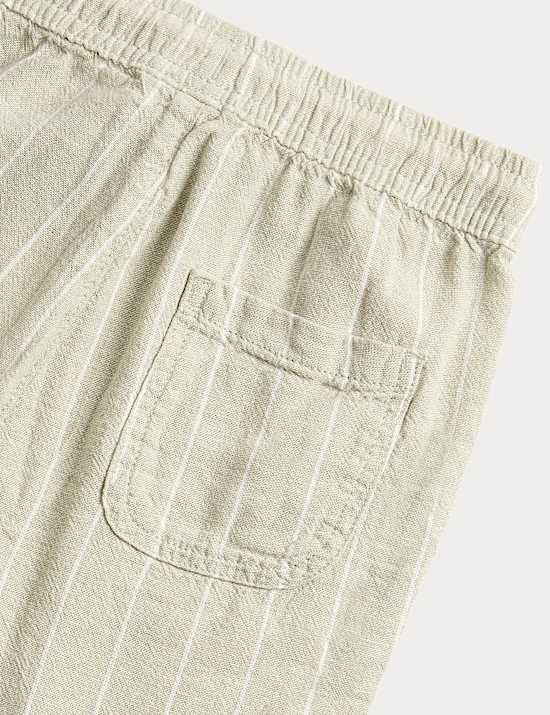 Linen Rich Trousers (2-8 Yrs)