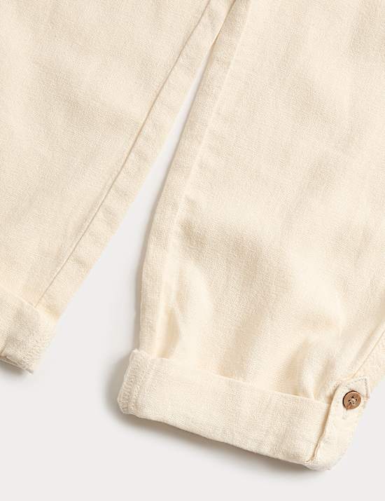 Linen Rich Trousers (2-8 Yrs)